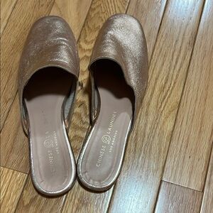 Chinese Laundry Women's Gold Mules